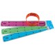 Pravítko 30 cm ohybné mix farieb modrá, oranžové, zelené, ružové_1