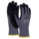 Rukavice pletené, polomáčané DONAU SAFETY Flex, kat. II šedé veľ. 10_1