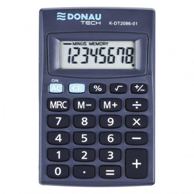 Kalkulačka Donau Tech K-DT2086 čierna_1