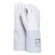 Rukavice ochranné celokoženné DONAU SAFETY zváracie TIG bielo-šedé veľ. 10/XL_1
