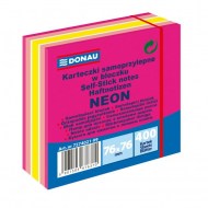 Bloček Donau 76x76mm 400l neónová ružová_1