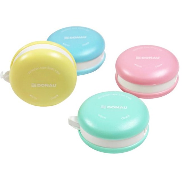 Korekčný roller Macaron 5mm x 6m DONAU display 16ks_1