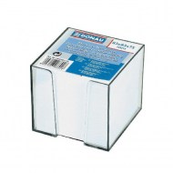 Bloček kocka nelepená 83x83x75mm biela v čírej škatuľke_1