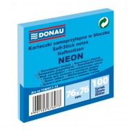 Bloček Donau neónový 76x76mm modrý_1