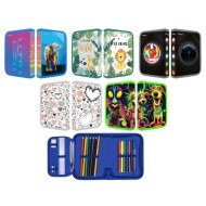 Peračník 1-zipsový 2-klopý plný mix motívov_1