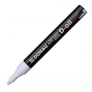 Popisovač lakový 2,8mm Donau D-OIL biely_1