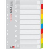 Kartónový rozraďovač Office Products 10-dielny farebný_1