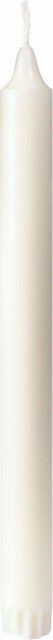 Duni sviečka Crown S Stearin White - 250x22 m [30 ks]_1