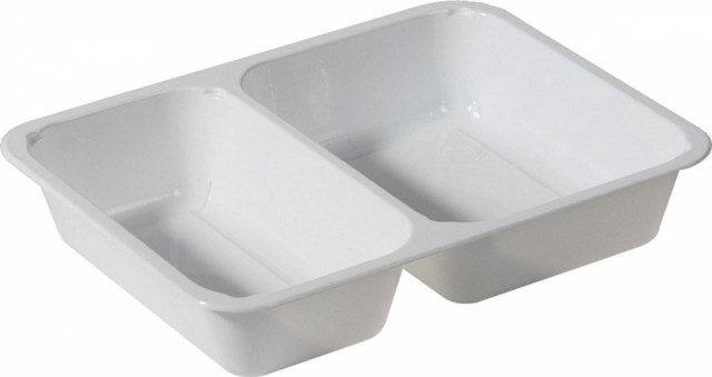 Duni menu krabička 2-dielna White - CPET, 225x175x43 mm [300 ks]_1