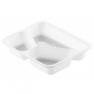 Duni menu krabička 3-dielna White - CPET, 225x175x43 mm [300 ks]_1