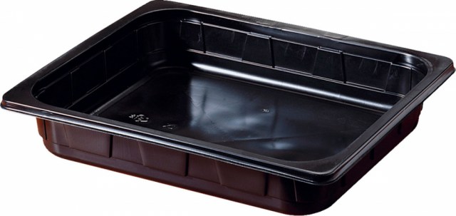 Duni krabička jednodielna 1/2Gn - PP Black  325x265x40 mm [100 ks]_1