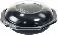 Octabowl PS Black/Transparent 160x160x72 mm [405 ks]