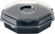 Octaview PS Black/Transparent 230x230x70 mm [160 ks]_1