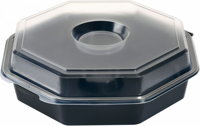 Octaview PS Black/Transparent 230x230x70 mm [160 ks]_1