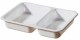 Duni menu krabička 2-dielna White - CPET, 225x175x35 mm [250 ks]_1