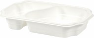Duni krabička Take-away 2-dielna White - PP, 250x159x45 mm [246 ks]_1