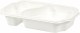 Duni krabička Take-away 2-dielna White - PP, 250x159x45 mm [246 ks]_1