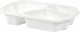 Duni krabička Take-away 3-dielna White - PP, 250x159x48 mm [246 ks]_1