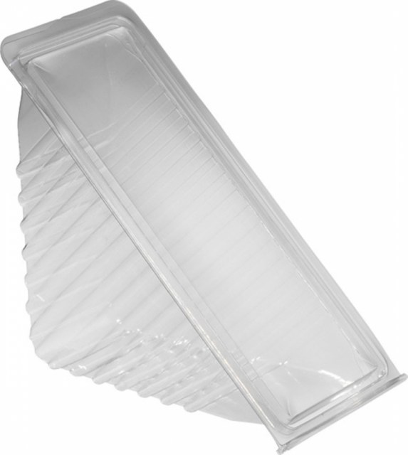 Krabička Sandwich RPET Transparent 2-Wedge - 160x85x65 mm [500 ks]_1