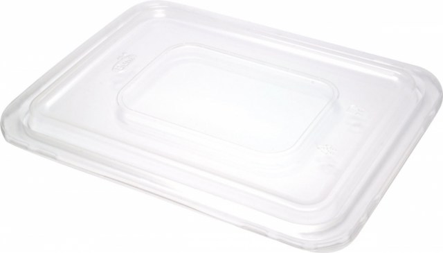 Duni viečko 1-dielne obdĺžnikové - PP, Transparent, 190x138x14 mm [480 ks]_1