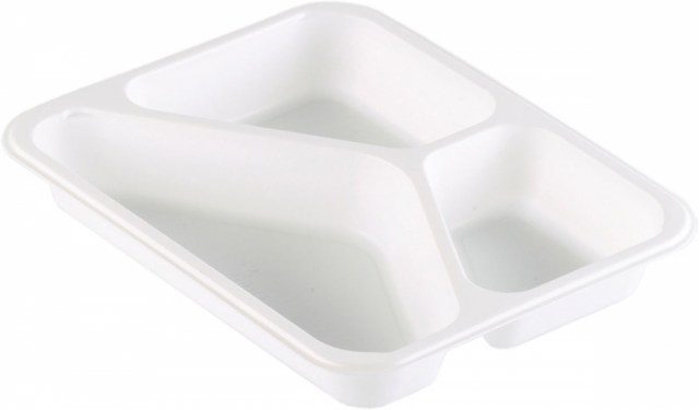 DUNI Tácka cater pp biela 3-dielna 227 × 178x32 mm [216 ks]_1