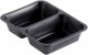 Duni krabička 2-dielna Black - Cater, PP, 227x178x50 mm [216 ks]_1