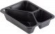 Duni krabička 3-dielna Black - Cater, PP, 227x178x50 mm [216 ks] - ZMC3_1