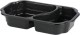 Duni krabička Take-away 2-dielna Black - PP/M, 250x159x45 mm [246 ks]_1