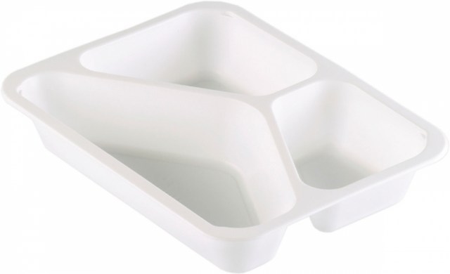 Duni krabička 3-dielna White - Cater, PP, 227x178x40 mm [216 ks]_1