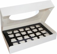 Krabička Amuse-Bouche Biela + Transparent 460x310x80 mm [10 ks] DOPREDAJ!_1