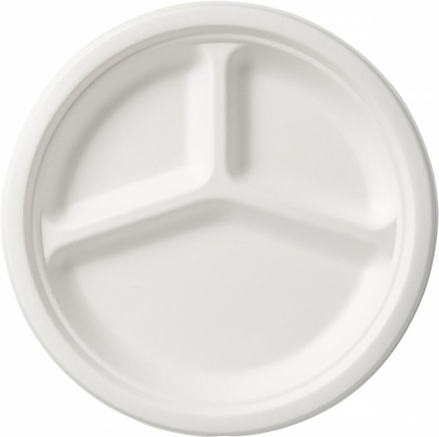 Tanier Fibre Bleached Bagasse - priemer 26 cm [50 ks]_1
