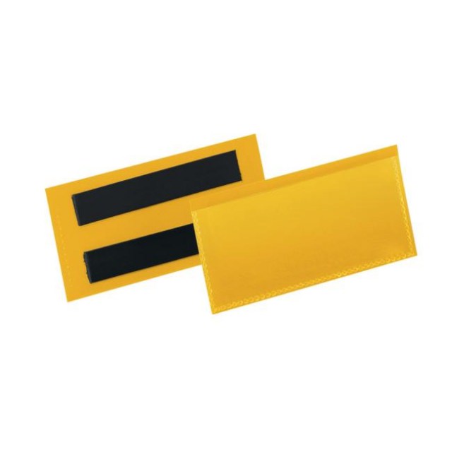 Magnetické vrecko na dokumenty 100x38mm 50ks žlté_1