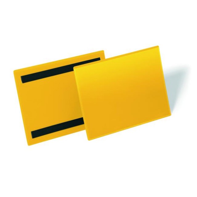 Magnetické vrecko na dokumenty 210x148mm na šírku 50ks žlté_1