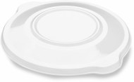 Duni viečko na krabičku Pearl - PP, transparent, priemer 220 mm [220 ks]_1