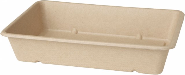 Krabička Bagasse Brown 230x155x46 mm [40 ks]_1