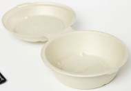 Krabička Hinged Bagasse Brown 176x176x80 mm [50 ks]