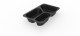 Duni krabička 3-dielna Black - 1/4Gn, PP/M, 265x162x45 mm [225 ks]_1