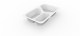 Duni krabička 3-dielna White - 1/4Gn, PP/M, 265x162x45 mm [225 ks]_1