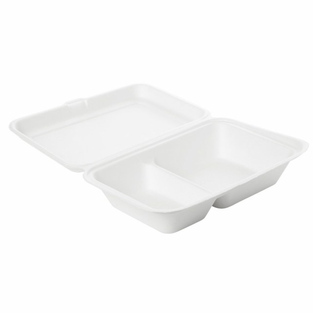 Krabička Hinged Bagasse White 241x163x65 mm [50 ks]_1
