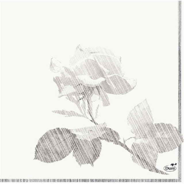 DUNI Servítka 3vrstvové 33 × 33 cm sivá rose [50 ks]_1