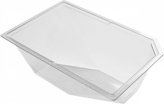 Tácka Polardeli RPET 1-dielna - transparent, 450 ks _1
