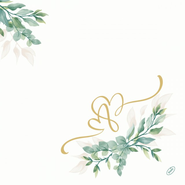 obrúsky D-SOFT 40 × 40 cm love [60 ks]- new du206369_1
