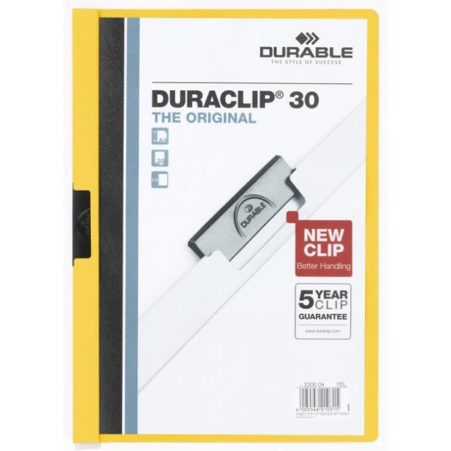 Obal s klipom DURACLIP Original 30 žltý_1