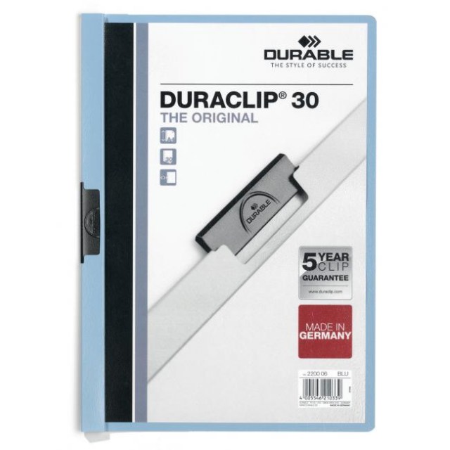 Obal s klipom DURACLIP Original 30 svetlomodrý_1
