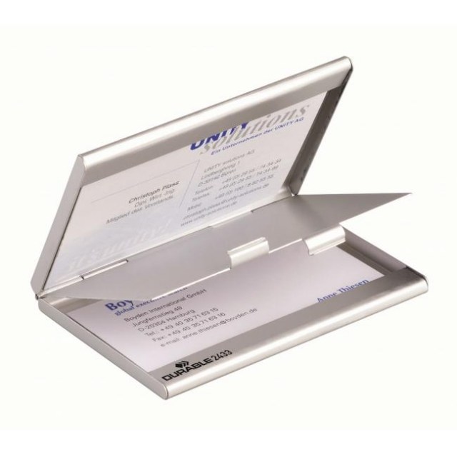 Krabička na vizitky DURABLE BUSINESS CARD BOX DUO_1