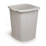 Veľkokapacitný plastový kôš DURABIN 90l sivý_1