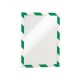 Samolepiaci Duraframe Security A4, zeleno-biely, bal.2 ks_1