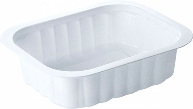 Duni krabička 1-dielna White - Side dish, PP, 138x114x35 mm [300 ks]_1