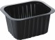 Duni miska 1-dielna Black - PP 630 ml [276 ks], zatavovacia miska na polievku,138x114x70mm