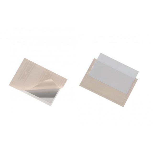 Samolepiace vrecko vizitkové s otvorom zhora DURABLE 94x61mm 10ks_1